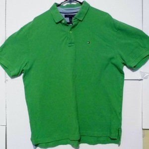 Tommy Hilfiger Men's Green Short Sleeve Polo Sz XL